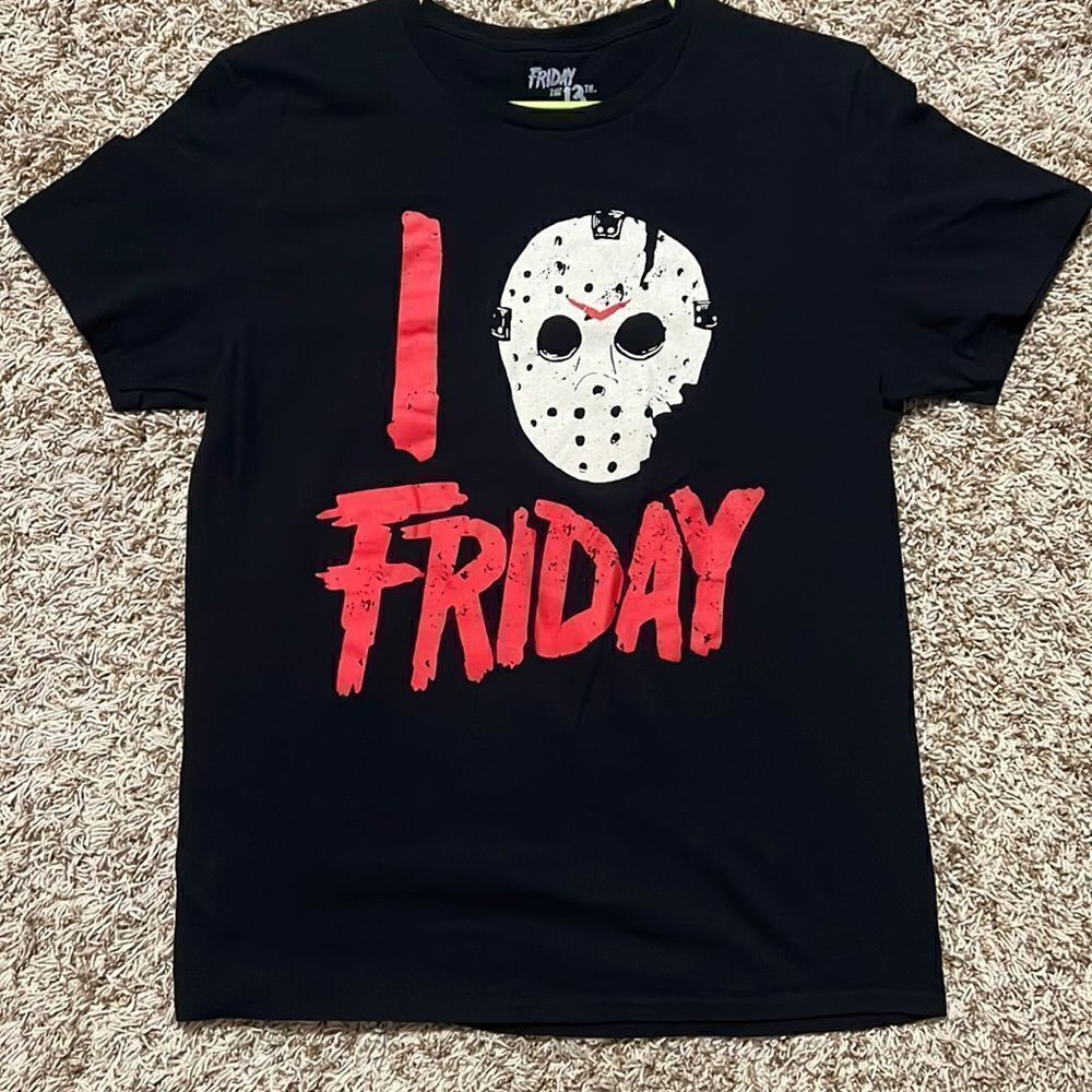 🔥🎃 FRIDAY The 13th “ I ❤️ Friday” - Horror Movie - Perfect Halloween t-shirt